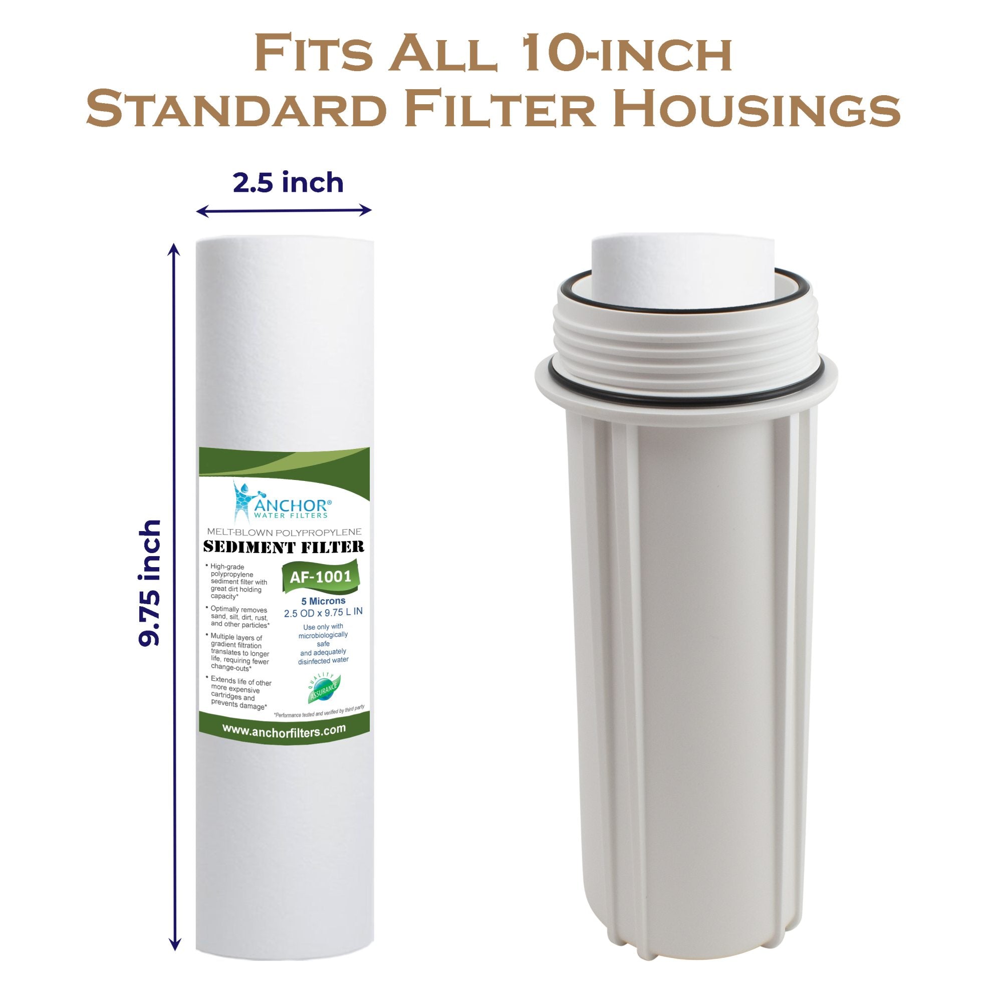 AF-1001 - 10-inch Sediment Filter Cartridge