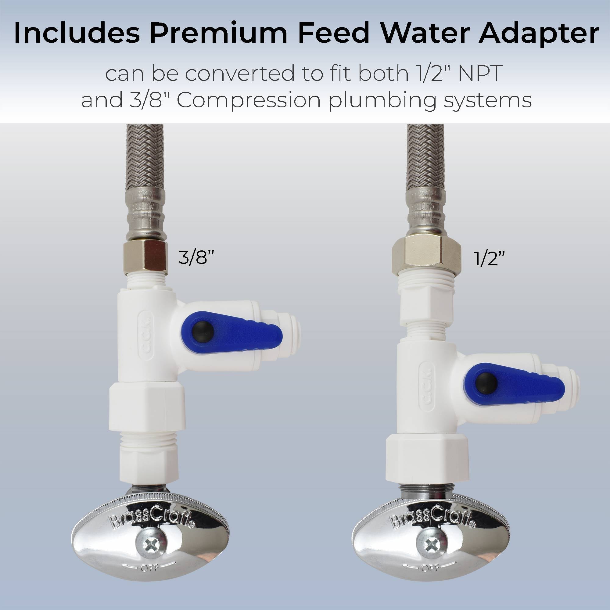 AF-5002 - Elite 5-Stage Reverse Osmosis Water Purification Filter - 75 GPD - NSF Filters