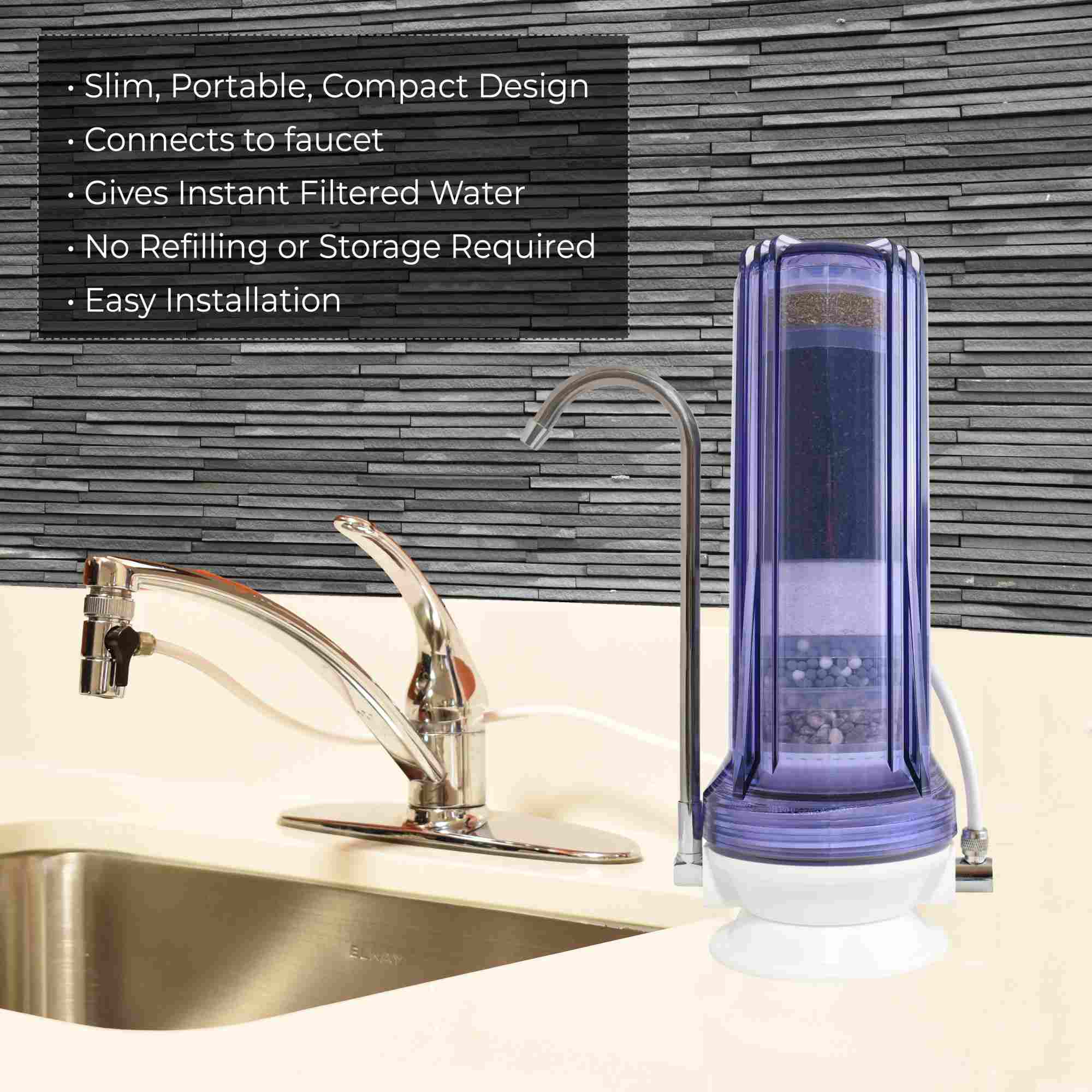 Anchor 10-Stage Alkaline, Mineral, Anti-oxidizing Countertop Water Filter System