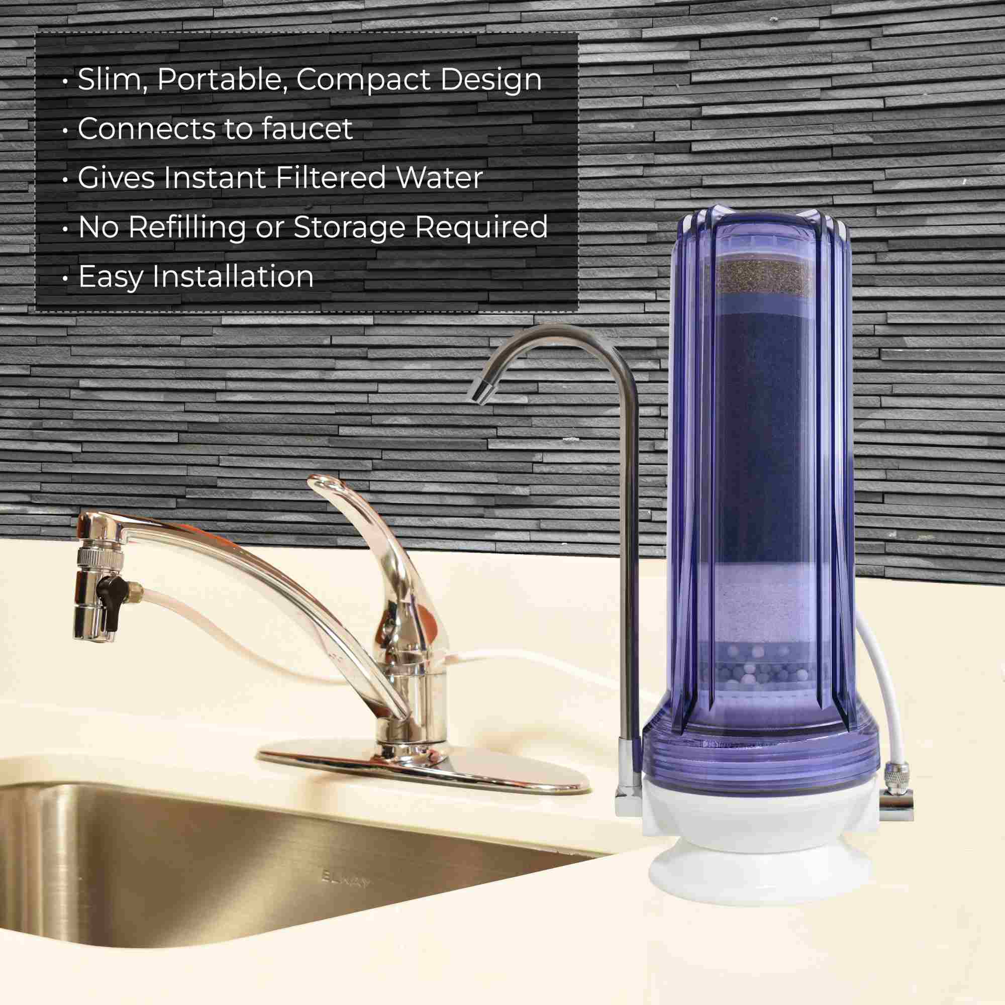 Anchor 7-Stage Alkaline Anti-Oxidizing Countertop Water Filter System