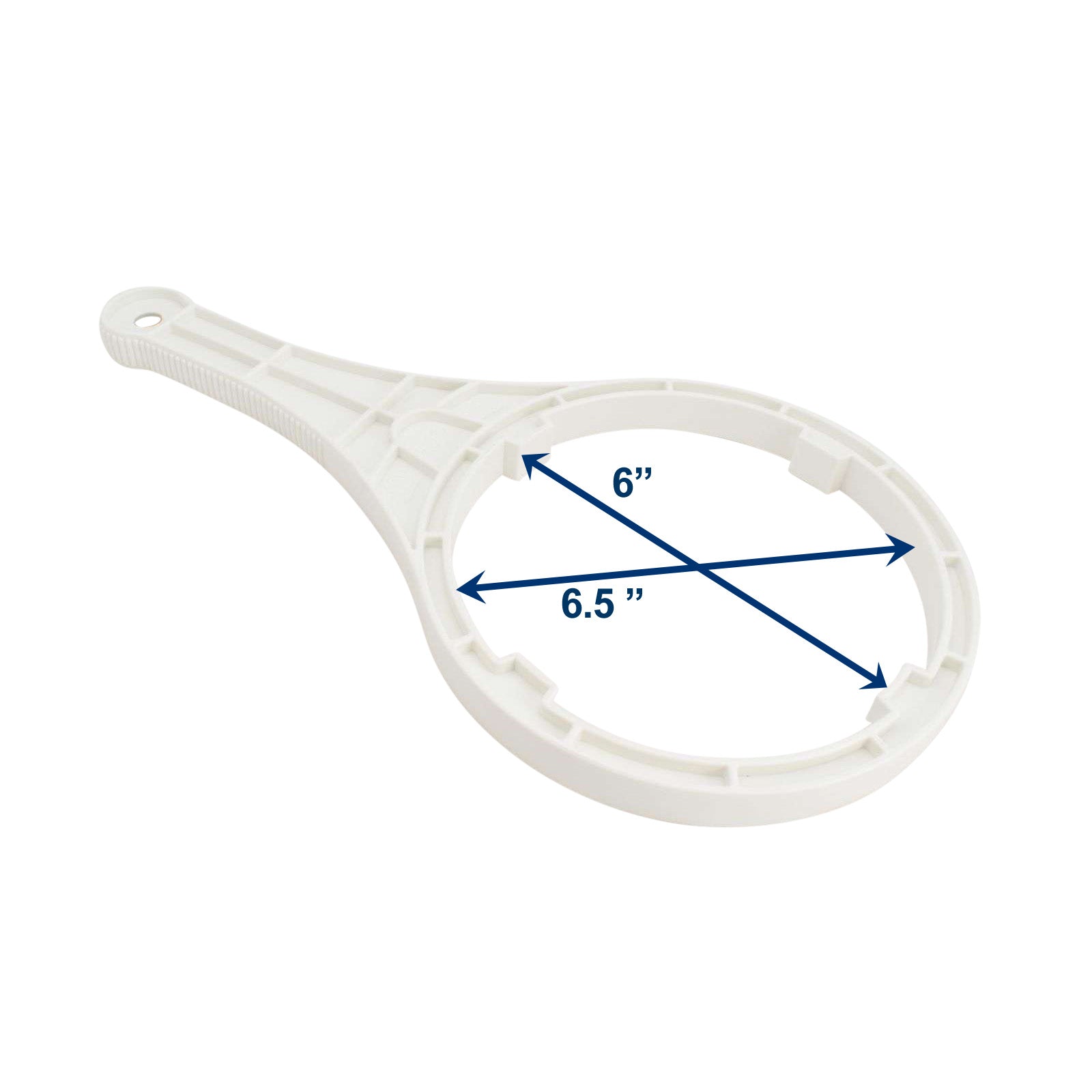 Wrench for Whole House Water Filter Replacement of Big Blue 4.5" Housings, Full Circle