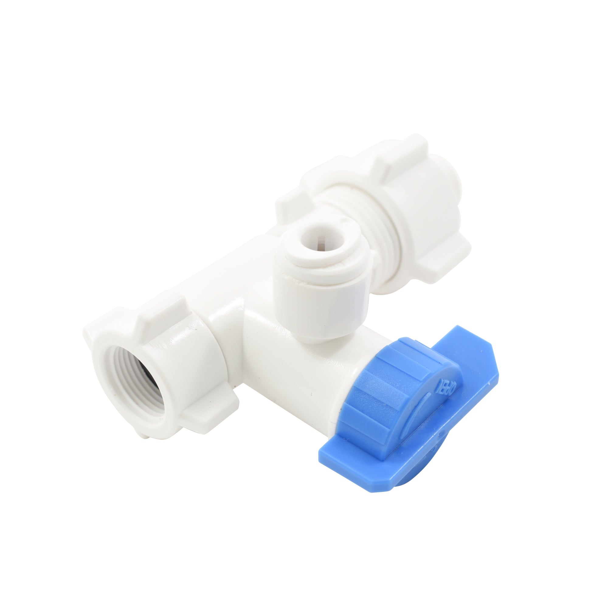 Feed Water Adapter  -  1/2" NPT or 3/8" Compression, 1/4" Quick Connect, Angle Stop