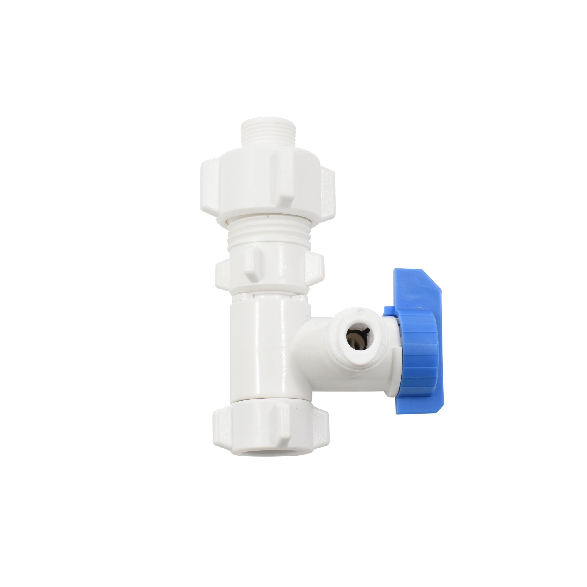 Feed Water Adapter  -  1/2" NPT or 3/8" Compression, 1/4" Quick Connect, Angle Stop